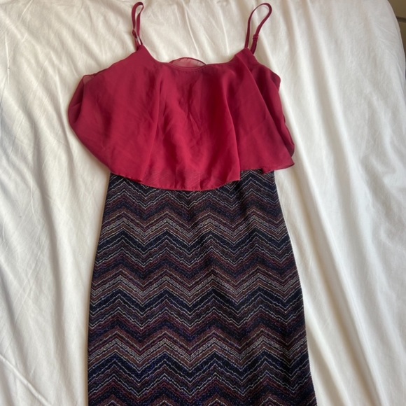 Silk Pattern Dress - Picture 1 of 6